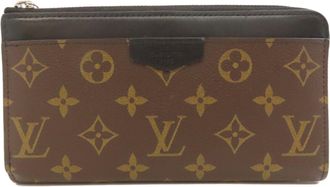 Louis Vuitton Brown Monogram Long Wallet (Bi-Fold) (Pre-Owned)