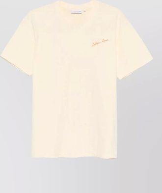 Maison Labiche signature logo t shirt lobster embroidery