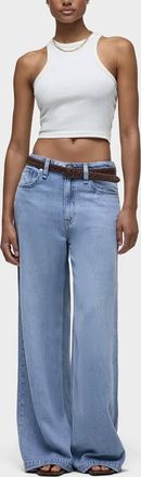 Hudson Jodie Lightweight Loose Fit Wide Leg Jeans In Dreamscape