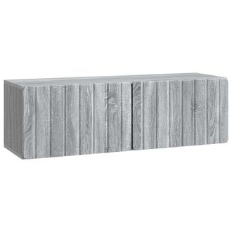 vidaXL Mueble Para Tv De Pared Gris Sonoma 98 X 31 X 30 Cm Vidaxl