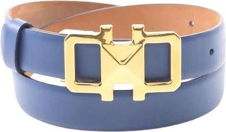 Ferragamo Pre-owned Belts, female, Blue, Size: ONE SIZE Pre-owned Leather Belt