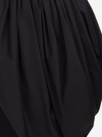 Chlo&eacute; Womens Skirt Cotton Poplin Wrap Black