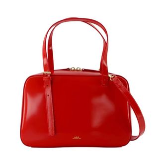 A.P.C. Virginie Box Purse - female - A.P.C. - Handbags - Red - ONE SIZE - Bags
