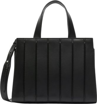 Max Mara Medium Leather Whitney Tas - Dames - Handtassen - Zwart - ONE Size - Leer - Tassen