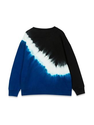 N&deg;21 Tie-Dye Cotton Sweatshirt - Blue