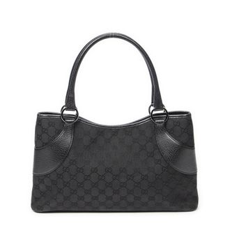 Gucci Pre-owned Womens Horizontal Jacquard Tote Shoulder bag - Black - One Size