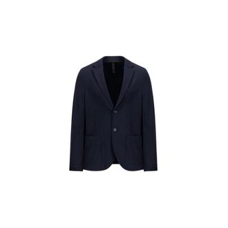 Harris Wharf London Blazers, male, Blue, Size: 3XL Superfine Merino Blazer