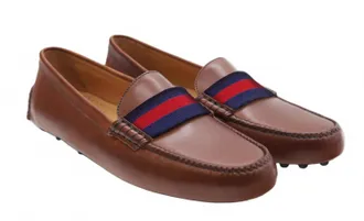 Smathers & Branson Mens Surclingle Driver Shoes In Chestnut