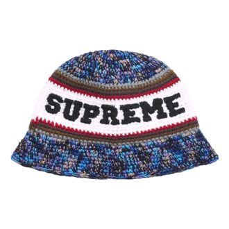 SUPREME SS26 Knit Logo Crusher Navy SUP-SS26-1030-NVY