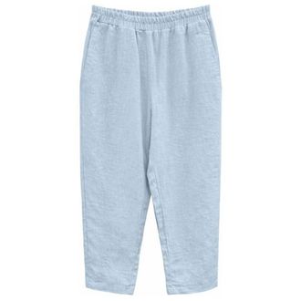 Mazine Straight Leg Linen Pants Freizeithose f&uuml;r Damen | grau