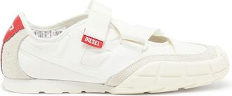 Diesel S-Pagodha-Tongue-free strap sneakers in ripstop - Sneakers - Woman - White
