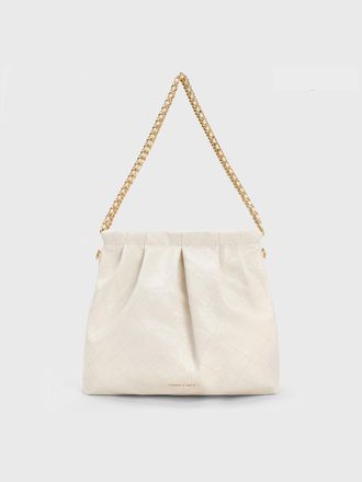 Charles & Keith Duo Double Chain Hobo Bag