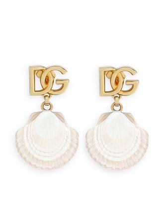 Dolce & Gabbana Orecchini con pendente DG - Oro