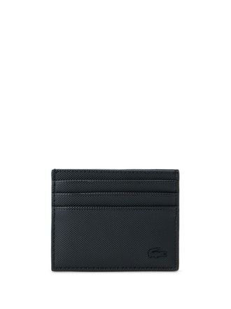 Lacoste logo-patch cardholder - men - Canvas - One Size - Black