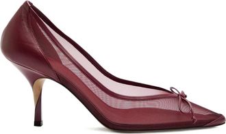 Jacquemus Pumps Tourni con fiocco - Rosso