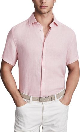 Reiss Holiday Linen Shirt Top