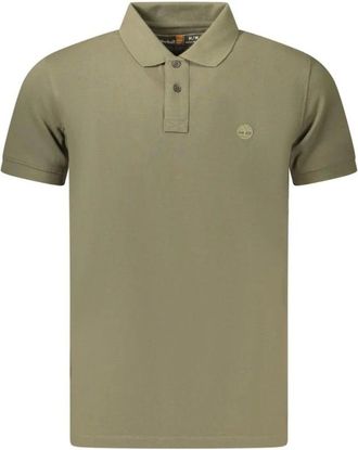 Timberland Tops, Heren, Groen, M, Katoen, Verde Katoenen Polo