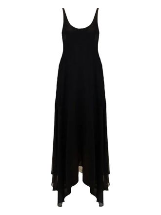 Azeeza Bria katoenen maxi-jurk - Zwart