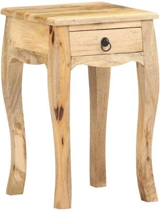 vidaXL Bed Cabinet 28x28x46 cm Solid Mango Wood vidaXL