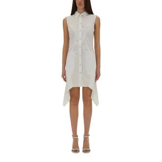 Helmut Lang Shirt Dresses, female, White, Size: M Bustier SH Dress