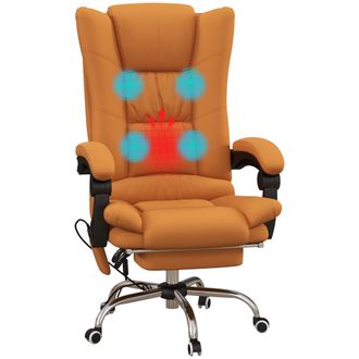 Vinsetto Office Chair - Ergonomic Desk Chair with 4-Point Vibration Massage and Lumbar Heating