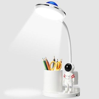 OEM L&aacute;mpara Escritorio Infantil, L&aacute;mpara Mesita Noche Led Astronauta Brillo Regulable, L&aacute;mpara Mesa Recargable, L&aacute;mpara Estudio [clase Energ&eacute;tica