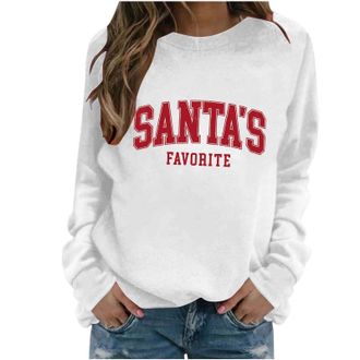Generic Ugly Christmas Jumpers for Women Uk Christmas Sweatshirt Uk Sweatshirt Without Hood Cosy Jumpers Women Funny Sweaters for Pattern Sweaters Long Sleeve