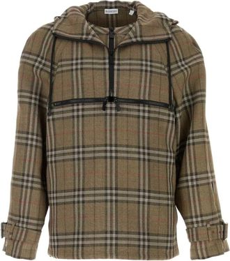 Burberry Geruite Jas - Heren - Zomerjassen - Veelkleurig - M - Jassen
