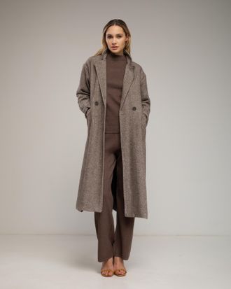 Tantra Visgraatwollen jas