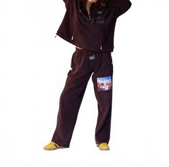 Boys Lie Alex Relaxed Sweatpants In Chocolate Brown
