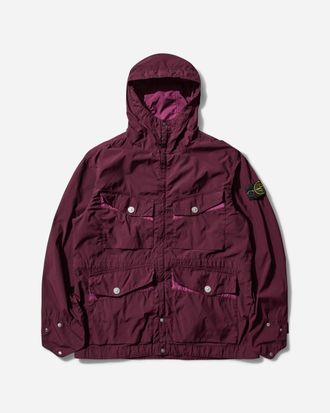 Stone Island Men s Light Compact Touch Poly-TC Field Jacket Amaranth