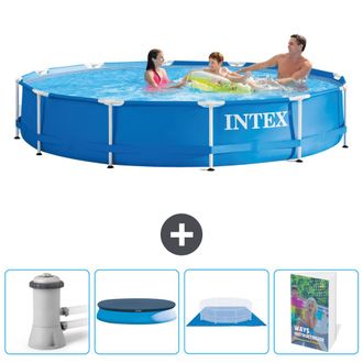 Intex Piscina Con Estructura Redonda - 366x76 Cm - 7-piezas Scb101