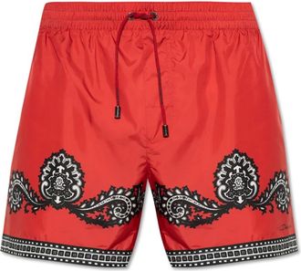 Dolce & Gabbana Zwemshorts - Heren - Strandmode - Rood - XS - Badmode
