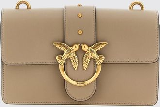 Pinko Mini borsa a tracolla Love Bag One in pelle con borchie e logo