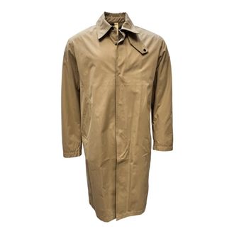 Brixtol Textiles Chester Car Coat - Heren - Mantel - Beige - 2XL - Katoen - Jassen