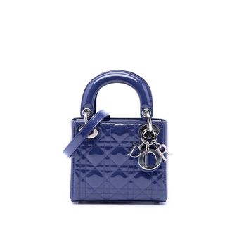 Dior Pre-owned Dior Mini Patent Cannage Lady Dior Ladies 4JP9G0QNXBBZIG7P