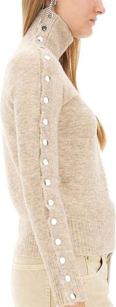 Isabel Marant Knitted Alpaca Blend Sweater - Beige