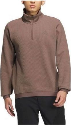 adidas Half-Zip Sleeve Sweatshirt Brown IZ1590