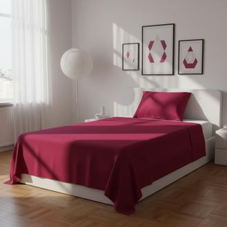 KASANOVA Parure letto 1 piazza e mezza rosso Young