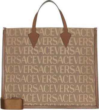 Versace Stijlvolle Grote Tote Tas - Heren - Shoppers - Bruin - ONE Size - Tassen
