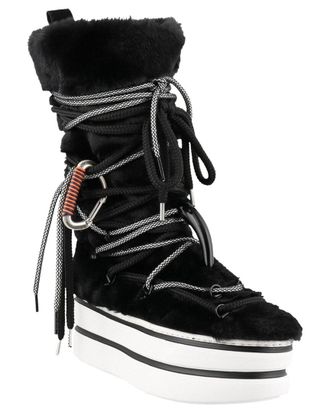 Hogan Leather Snow Boot