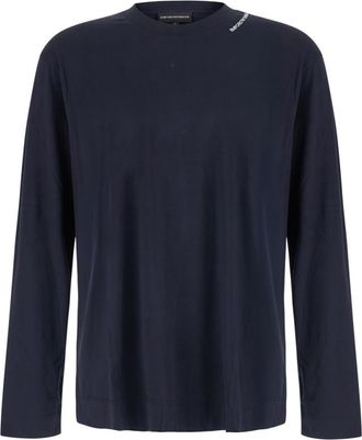 Emporio Armani Navy Blue Logo T-Shirt