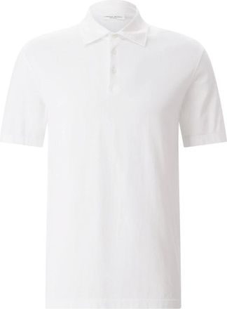 Roberto Collina Cotton Regular Polo - Heren - Polos - Wit - XL - Katoen - Tops