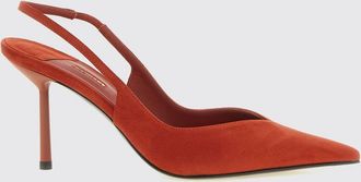Le Silla Slingback Vivienne in pelle scamosciata con tacco alto