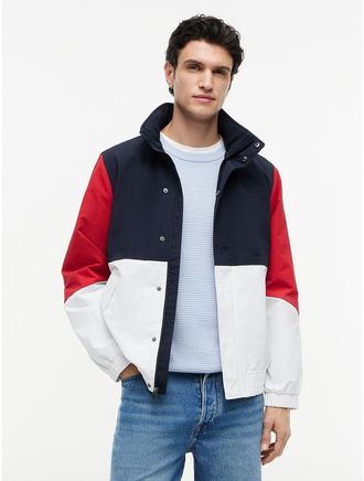 Tommy Hilfiger Mens Water-Repellent Regatta Jacket - Navy - XXXL
