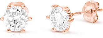 Vir Jewels 3 cttw Lab Grown Diamond Stud Earrings in 14K Gold With Push Backs For Women