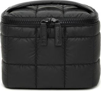 VeeCollective Tall Porter Quilted Vanity Case in Matt Black at Nordstrom