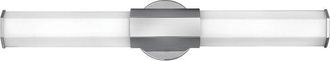 Netlighting Hinkley Facet Integrated LED Bathroom Wall Lamp Polished Chrome 3000K IP44