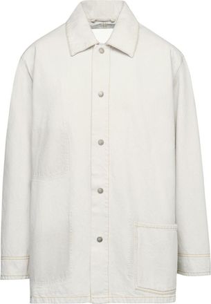 Maison Margiela White White Denim Caban Jacket