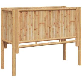 vidaXL Arriate Elevado Marr&oacute;n 90 X 35 X 70 Cm Bamb&uacute; Vidaxl